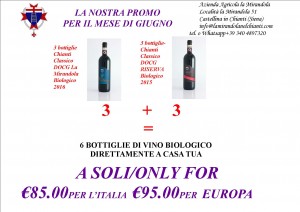 Offerta giugno 3 CC + 3 Ris