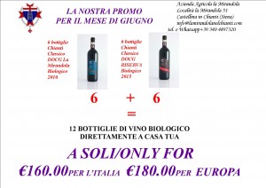 Offerta giugno 6 CC + 6 Ris